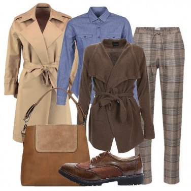 Outfit Dal beige al marrone
