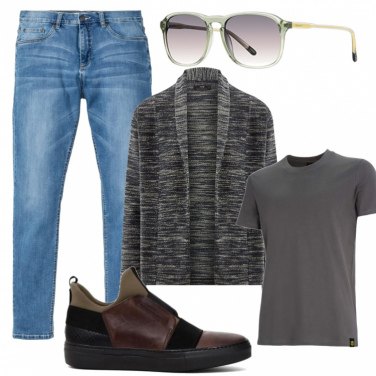 oodji Ultra Uomo Maglione Basic in Lana Merino