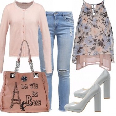 Outfit Serenity e rosa quartz