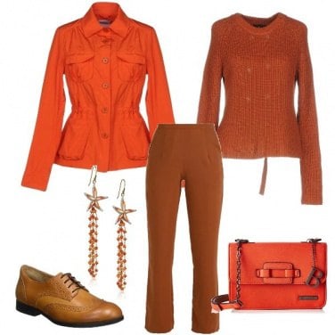Outfit I caldi colori della terra