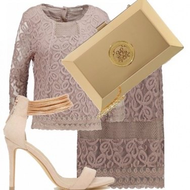 Outfit Cerimonia in rosa