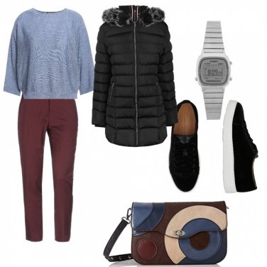 maglia azzurra donna