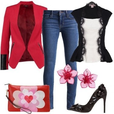 Outfit Fiori e amore