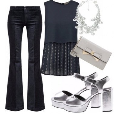 Outfit Il jeans che va a cena