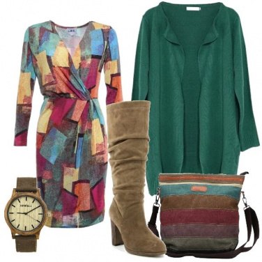 Outfit Come un quadro astratto