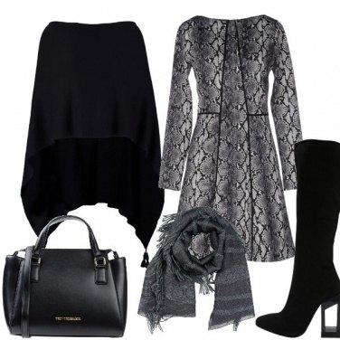 Outfit Vestito e mantella