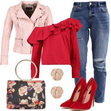 Outfit Splendida in rosso