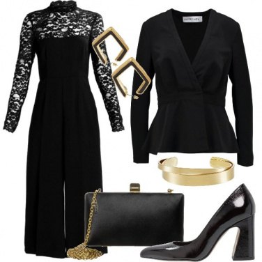 Outfit La tuta in pizzo