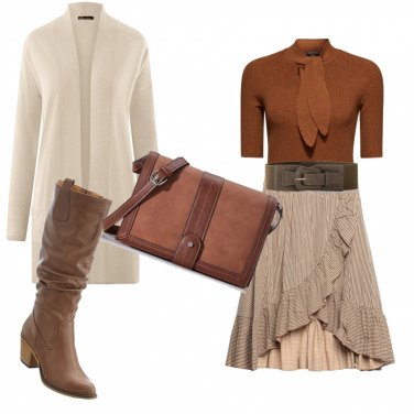 Outfit Stivali Marrone Donna: 2 Outfit Donna | Bantoa