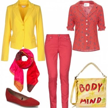 camicia rossa uomo abbinamento