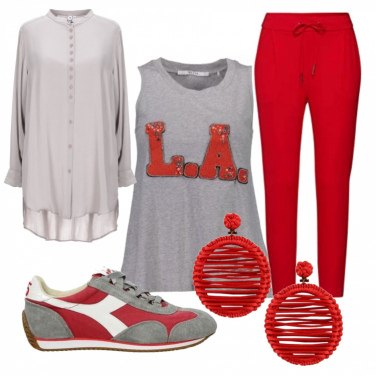 pantaloni kenzo donna rosse