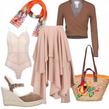 gonna marrone abbinamenti