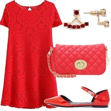 Outfit Semplicemente rosso