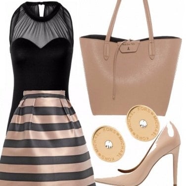 Outfit Rosa antico chic