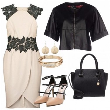 Outfit Black flower