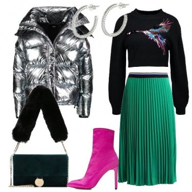 Outfit Il piumino spaziale