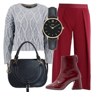 Outfit Maglione grigio