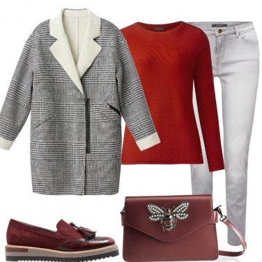 Outfit Mocassini e insetto