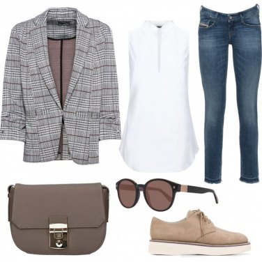 outfit con scarpe stringate