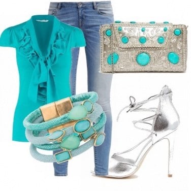 Outfit Turchese...