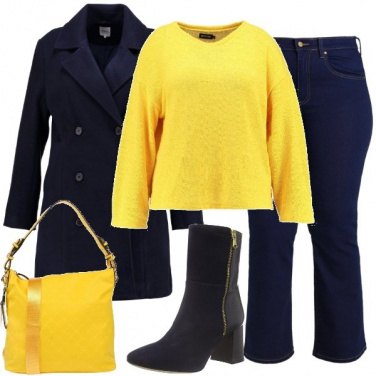 Outfit Maglioncino giallo