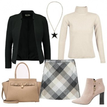 Outfit Stella e quadri