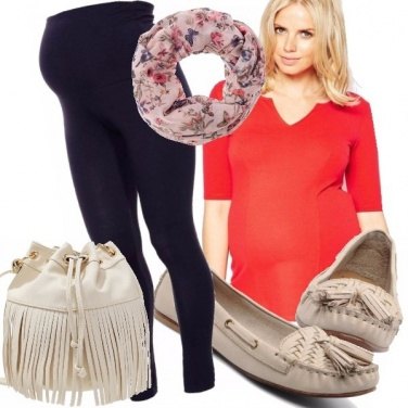 Outfit Dolce mamma casual