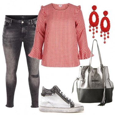 Outfit I quadretti rossi