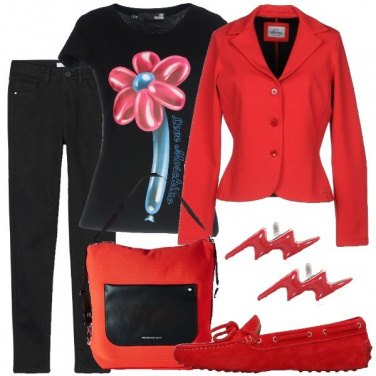 Outfit Fiori e fulmini
