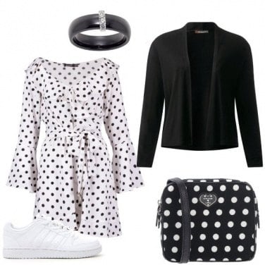 Outfit Signorina a pois