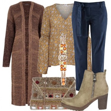 Outfit Una borsa dal sapore etnico