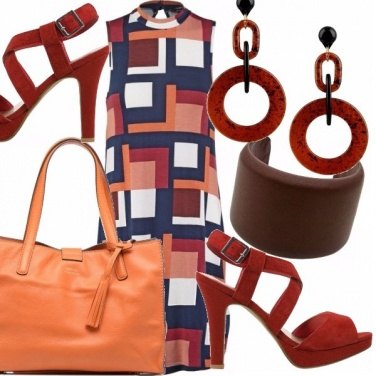 Outfit Geometrie anni \'60