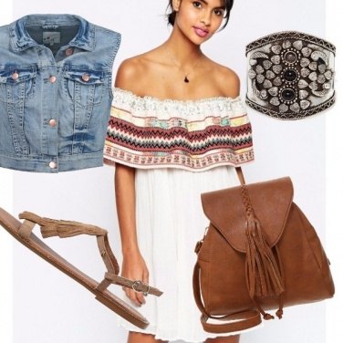 Outfit Boho-chic come sienna miller
