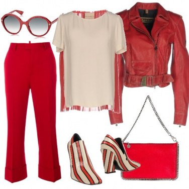 Outfit Le scarpe a righe