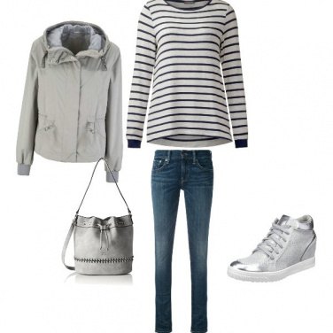 Outfit Praticita\' ufficio , scuola shopping