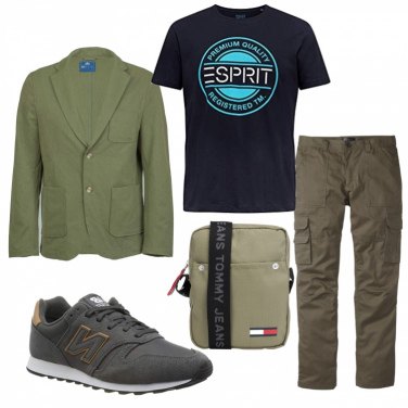 Outfit Pantaloni cargo Verde Uomo: 3 Outfit Uomo | Bantoa