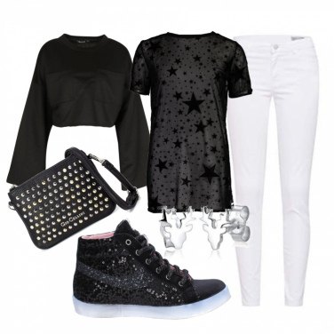 Outfit con sudadera y camiseta | 26 Looks para llevar | Bantoa