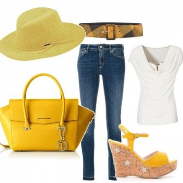 Outfit Jeans&yellow