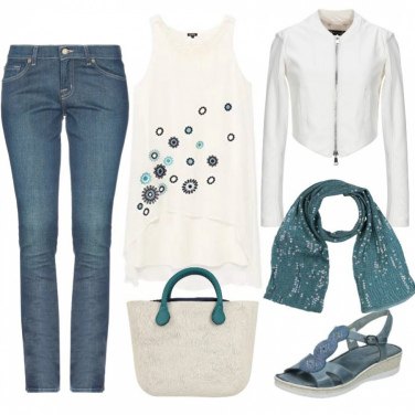 Outfit Chaquetas Blanco Un solo color Mujer: 10 Outfit Mujer | Bantoa
