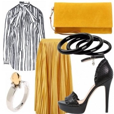 Outfit L\'eleganza del giallo