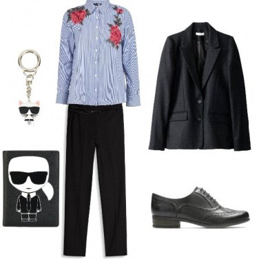 Outfit In ufficio con Karl