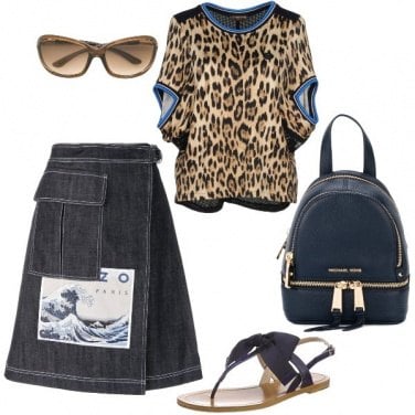 Outfit Lo zaino blu