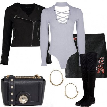 Outfit La gonna con i fiori