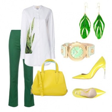 Outfit Sansevieria in ufficio