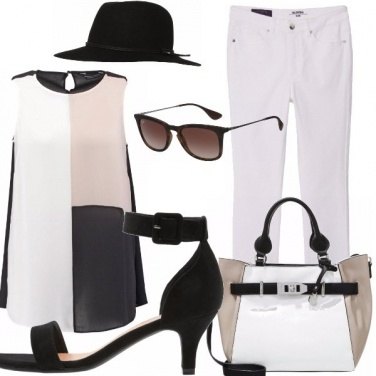 Outfit Curvy Black & white
