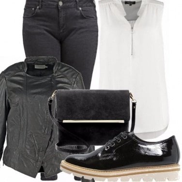 Outfit Bianco e nero