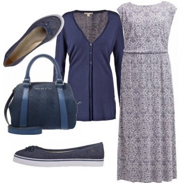 Outfit Comoda, casual, minimal sui toni del blu