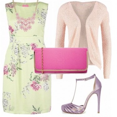 Outfit Eleganza floreale