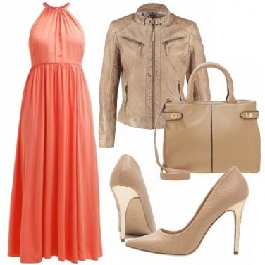 Outfit Peach echo e beige