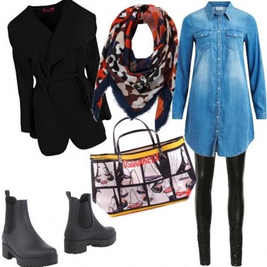 Outfit Jeans rock